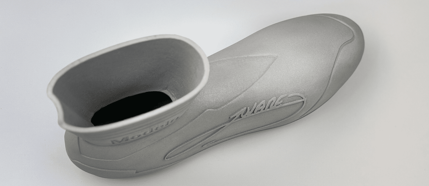 3D-gedruckter Aluminiumstiefel