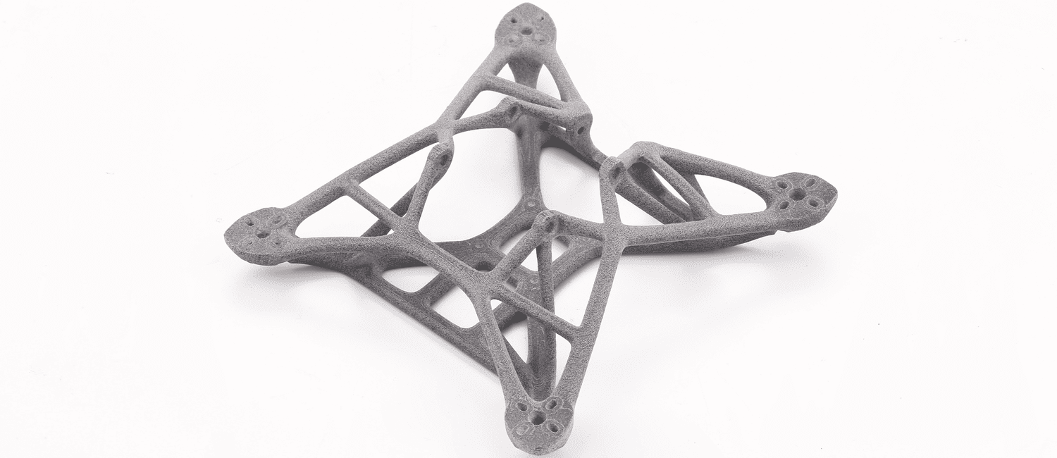 3D-gedruckter Drohnenrahmen aus Nylon-Gitterstruktur