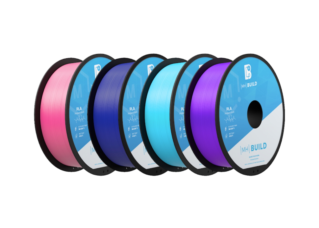 FDM-3D-Druckmaterialien – Bildnachweis: MatterHackers FDM 3D Printing Materials-Credit from MatterHackers