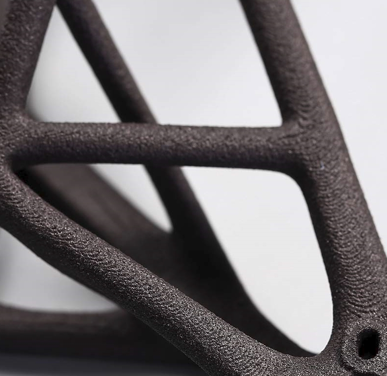 3DSPRO MJF 3D-gedrucktes Teil – Nylon PA 12 Schwarz Details 3DSPRO MJF 3D-printed Part-Nylon PA 12 Black Details