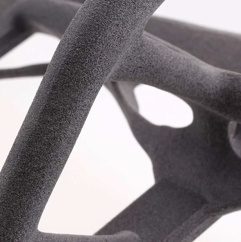 3DSPRO MJF 3D-gedrucktes Teil – Nylon PA 12 Grau Details 3DSPRO MJF 3D-printed Part-Nylon PA 12 Gray Details