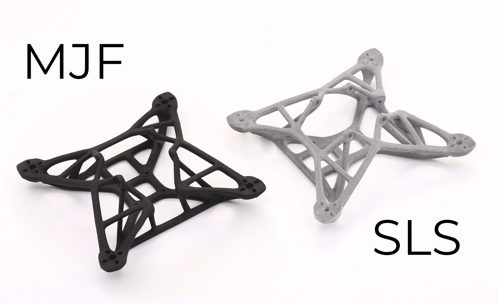 MJF vs. SLS_3DSPRO MJF vs. SLS_3DSPRO