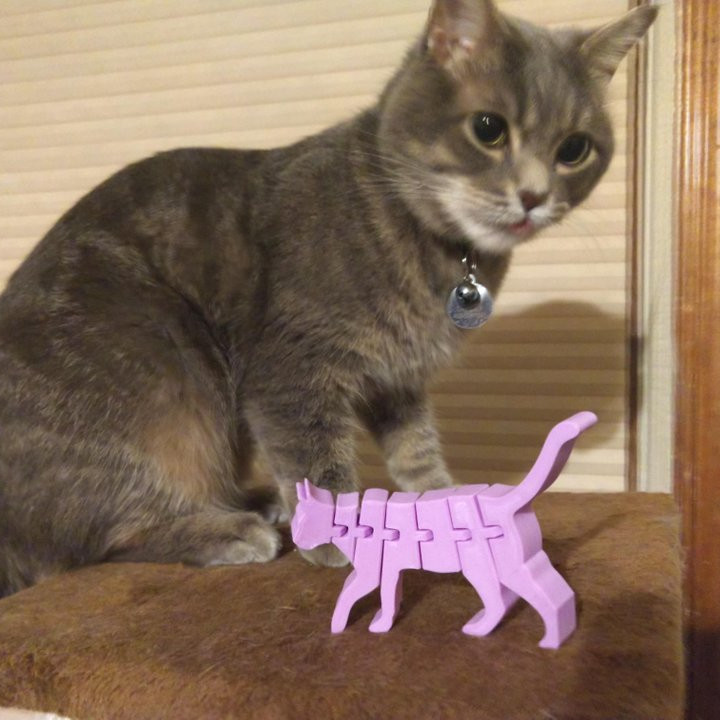 Print in Place Flexi Cat Print in Place Flexi Cat