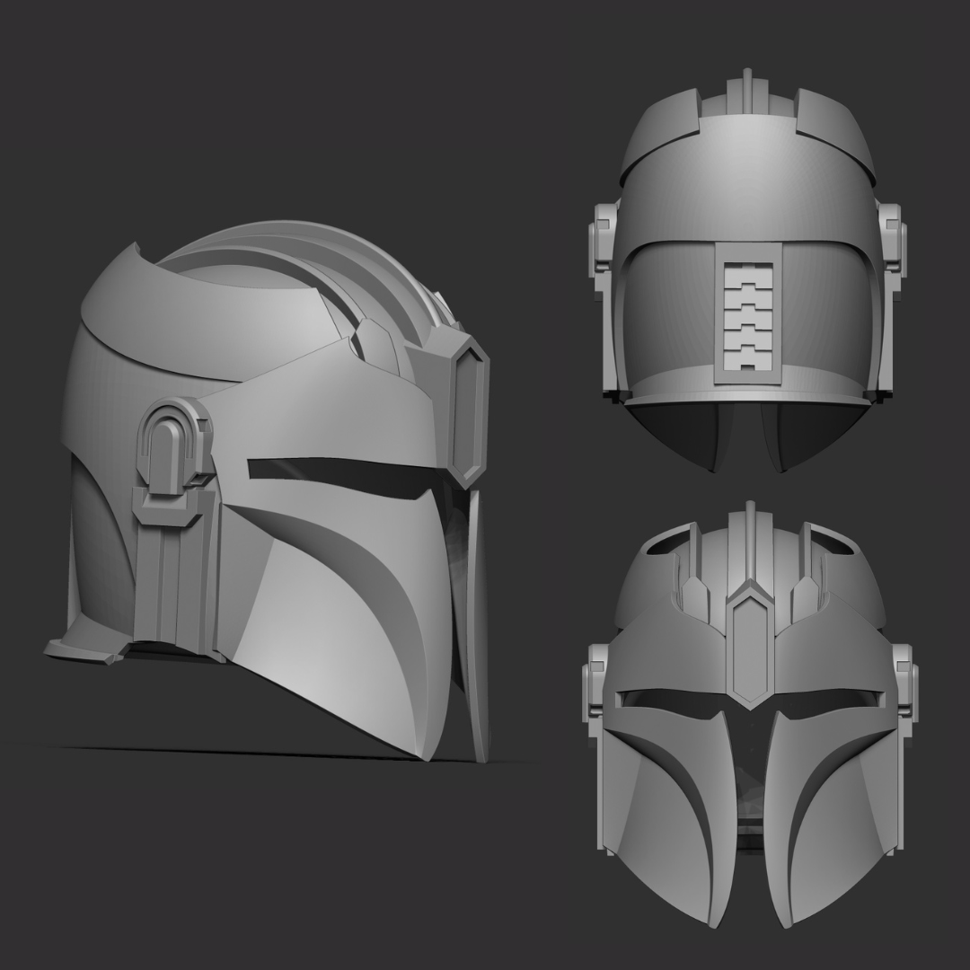 3D-Druck Star Wars Helm – Mandalorianischer Helm 3D Print Star Wars Helmet-Mandalorian Helmet