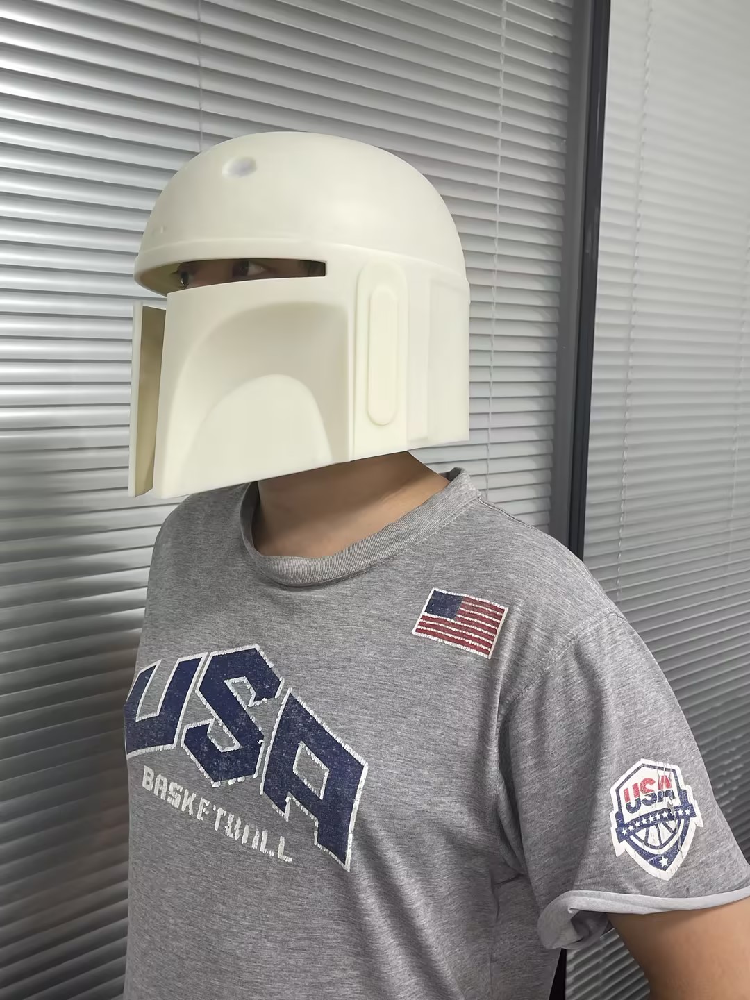 3D-gedruckter Star Wars-Helm bei 3DSPRO 3D-printed Star Wars Helmet at 3DSPRO