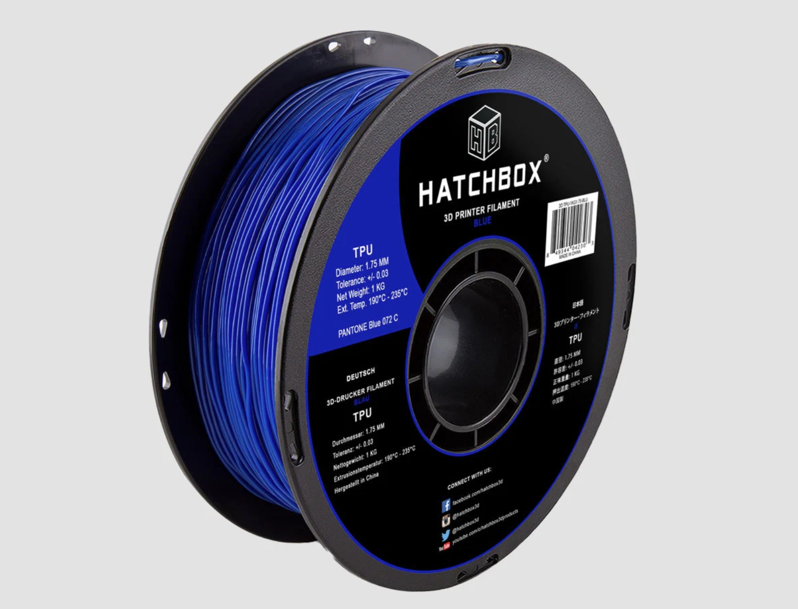 HATCHBOX 95A TPU-Filament HATCHBOX 95A TPU Filament