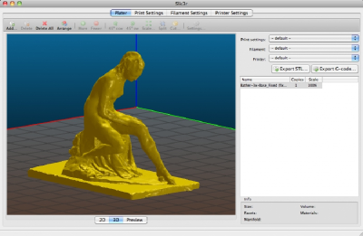 3D Slicer-Slic3r 3D Slicer-Slic3r