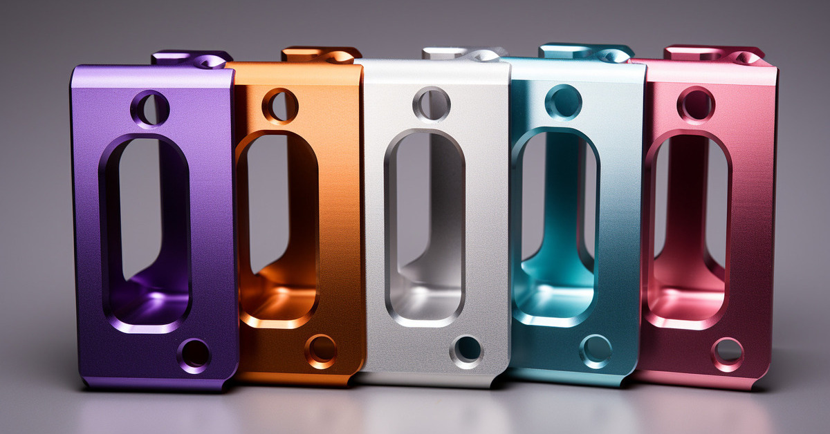 AT-Bearbeitung von Aluminium eloxiert AT Machining Aluminum Anodizing