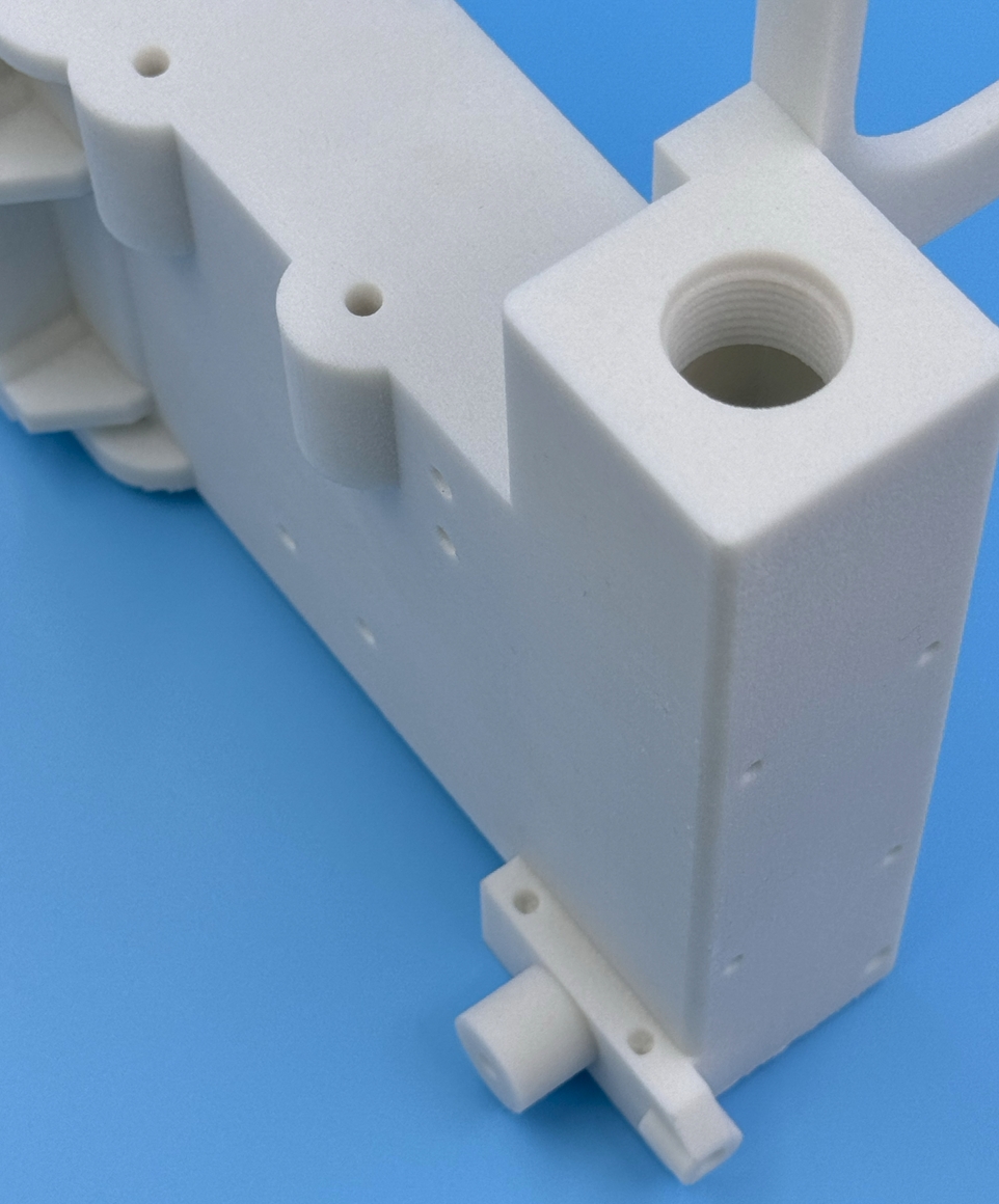 Selektives Lasersintern (SLS) 3D-Druck-Baugruppenbauteil Selective_Laser_Sintering_3D_Printing_Asembly_Part