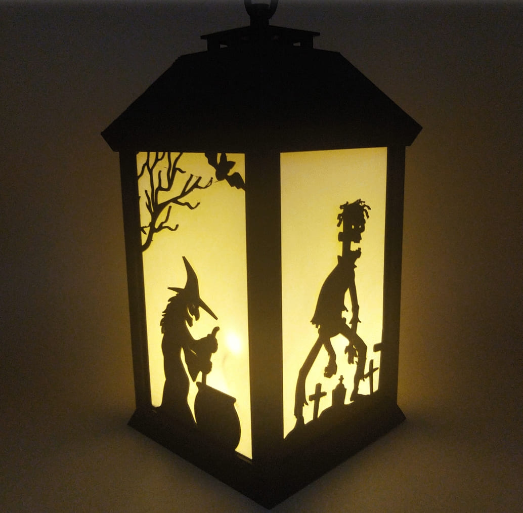 3D-gedruckte Halloween-Laterne 3d printed halloween lantern