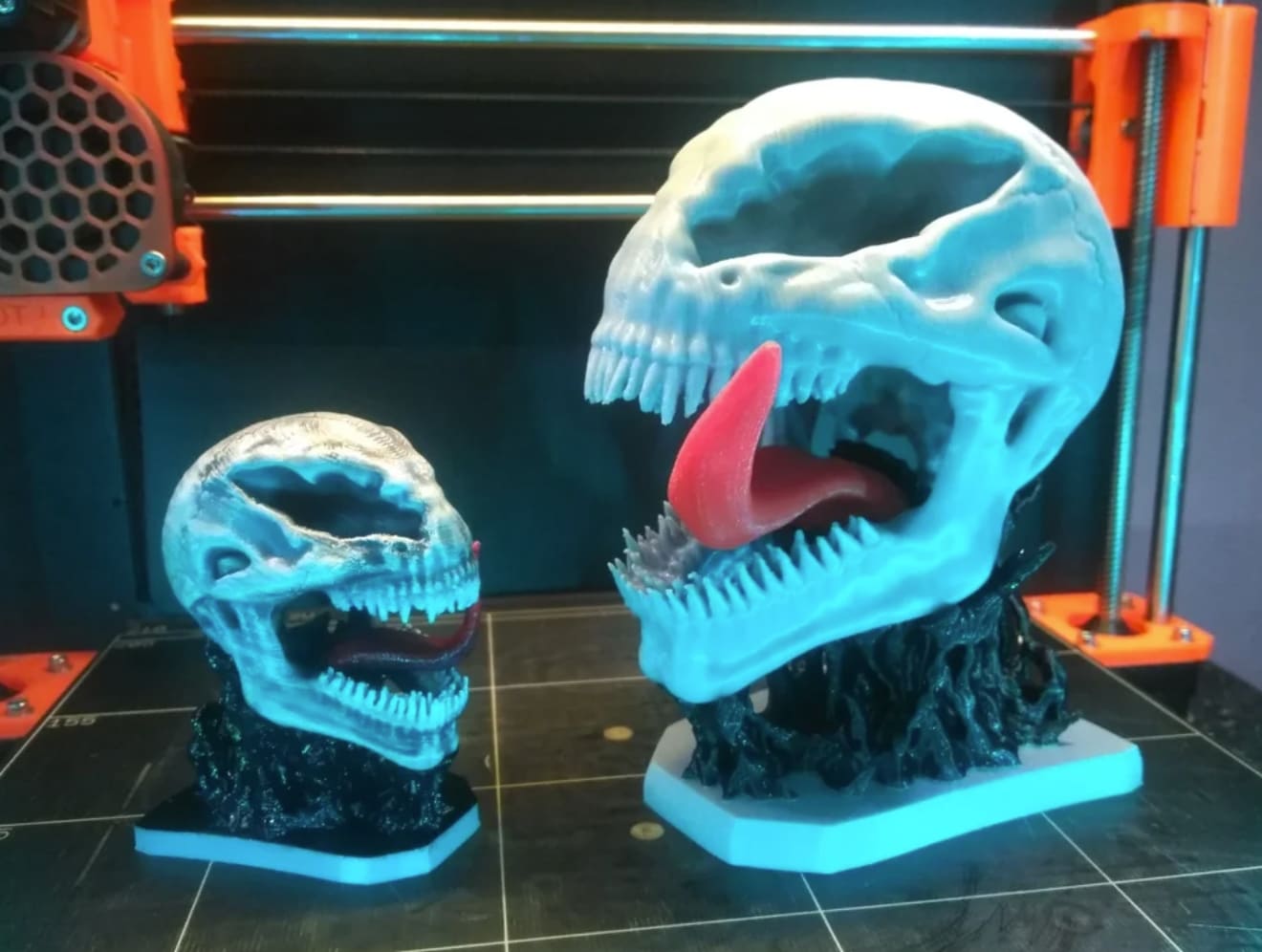 Halloween 3D-Drucke_Giftschädel halloween 3d prints_venom skull